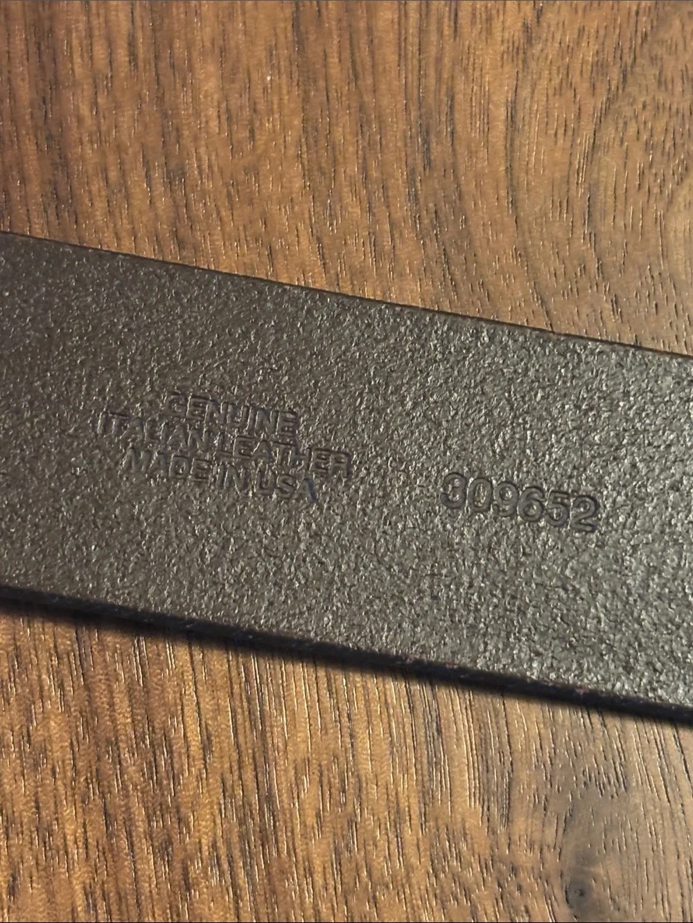 Banana Republic Vintage Men's Brown Leather Belt with Brushed Silver Buckle - 34